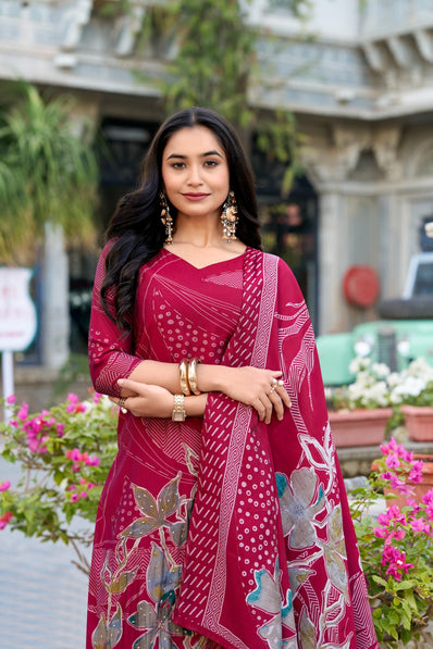 Ethnic Dress Collection Beads Meet Blooms In This Stunning Salwar Suit