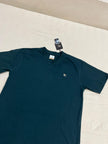 Premium Men Casual Dark Green V Neck Tee For Everyday Minimalist Style
