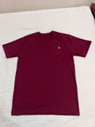 Premium Men Casual Maroon V Neck Tee For Everyday Minimalist Style