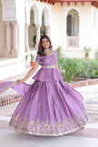 Premium Designer Sequins Embroidered Readymade Lehenga choli Set