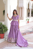 Premium Designer Sequins Embroidered Readymade Lehenga choli Set