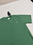 Premium Men Casual Green V Neck Tee For Everyday Minimalist Style