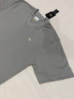 Premium Men Casual Grey V Neck Tee For Everyday Minimalist Style