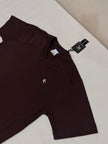 Premium Men Casual Brown V Neck Tee For Everyday Minimalist Style