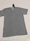 Premium Men Casual Grey V Neck Tee For Everyday Minimalist Style